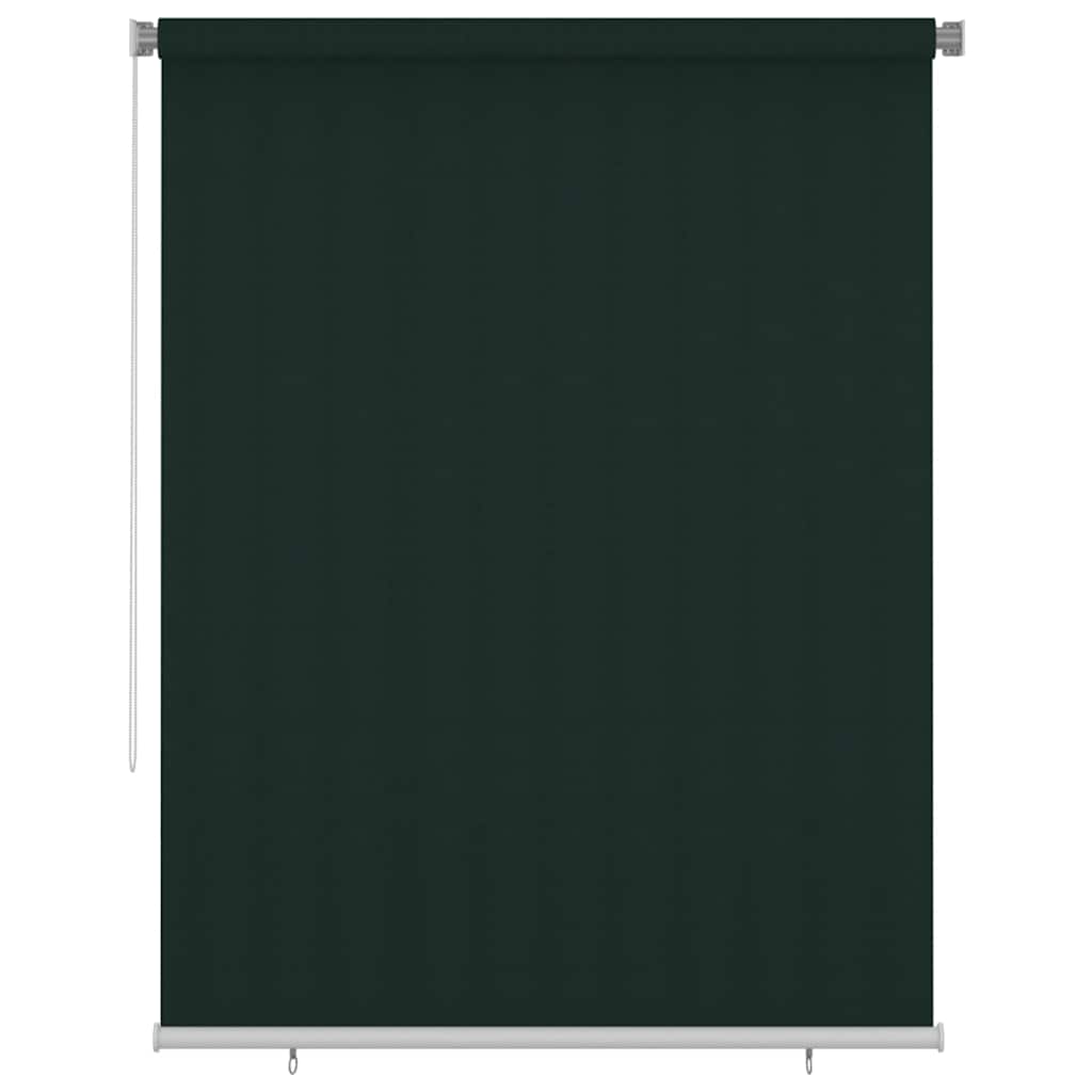 Rolgordijn voor buiten 185(B)x230(H) cm HDPE donkergroen is nu te koop bij PeponiXL, paradijselijk wonen!