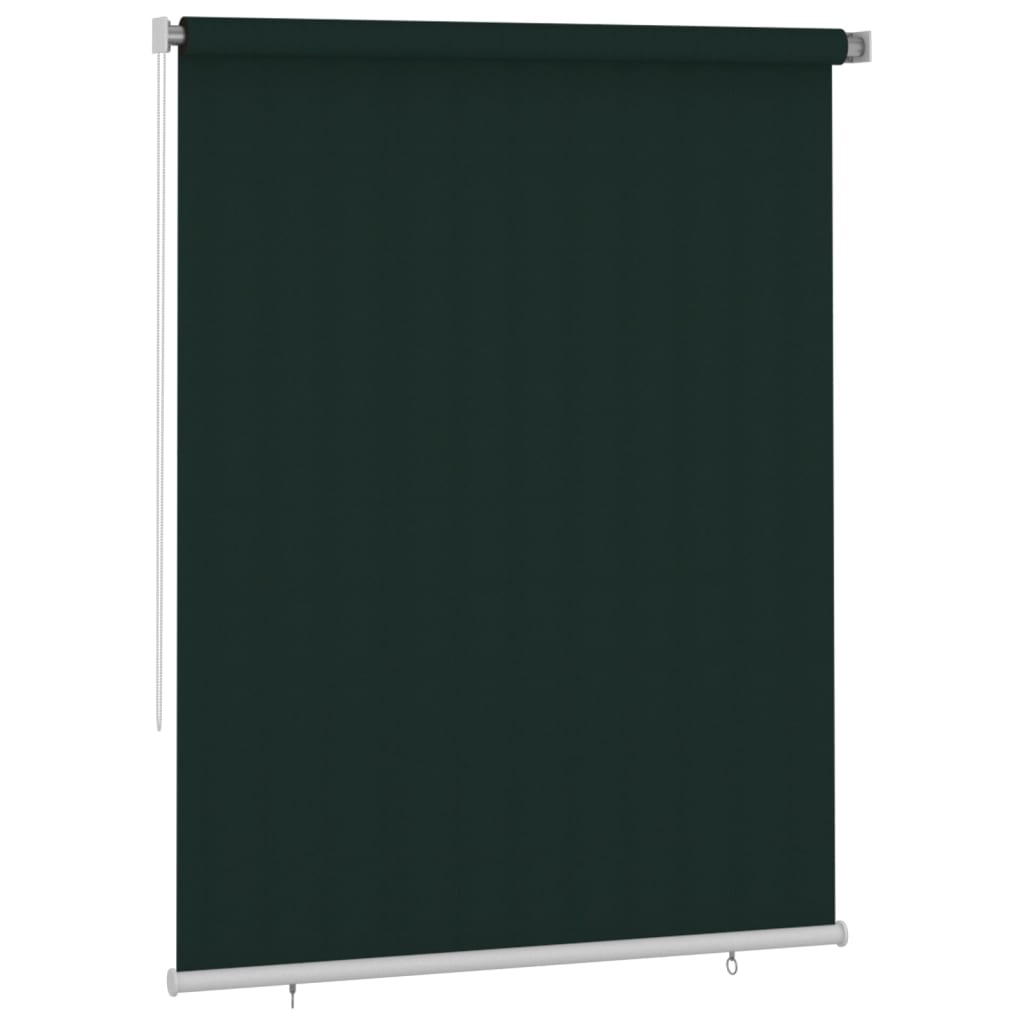 Rolgordijn voor buiten 185(B)x230(H) cm HDPE donkergroen is nu te koop bij PeponiXL, paradijselijk wonen!