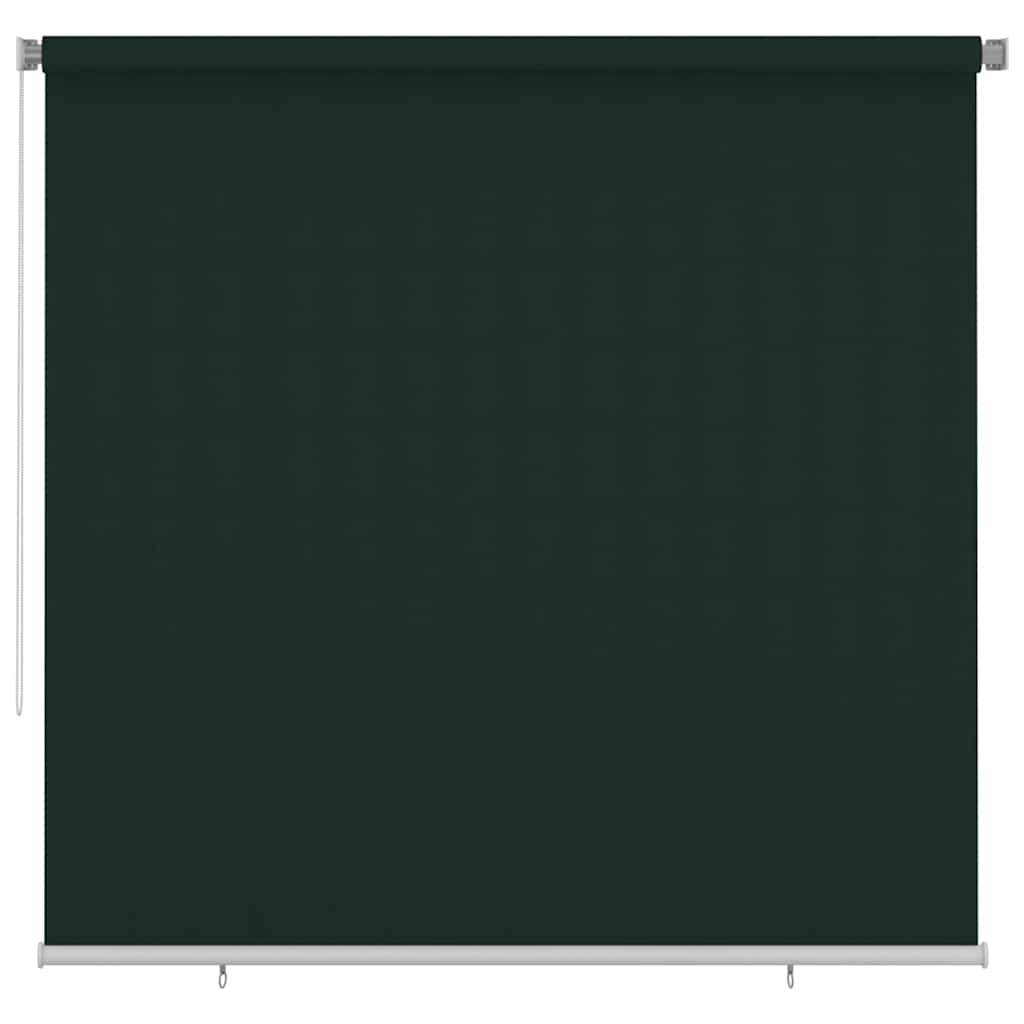 Rolgordijn voor buiten 245(B)x230(H) cm HDPE donkergroen is nu te koop bij PeponiXL, paradijselijk wonen!