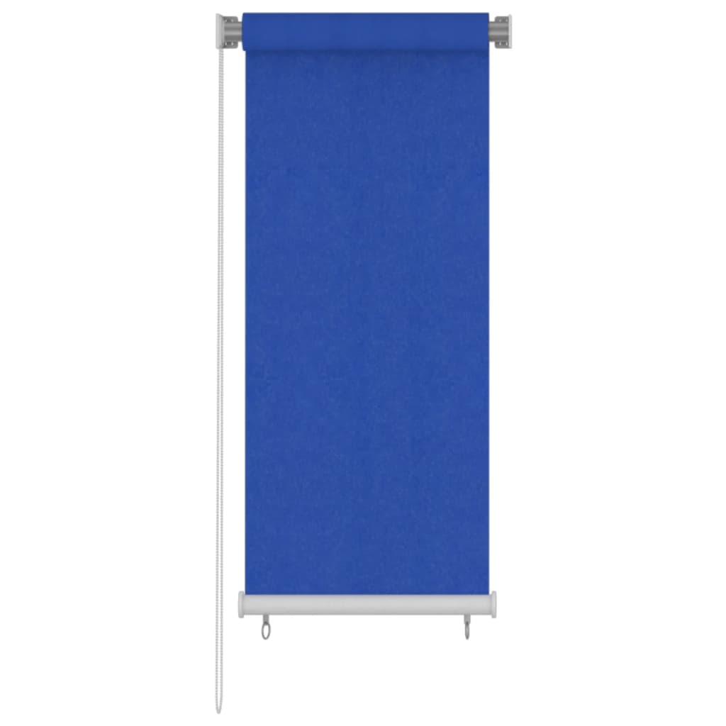 Rolgordijn voor buiten 65(B)x140(H) cm HDPE blauw is nu te koop bij PeponiXL, paradijselijk wonen!