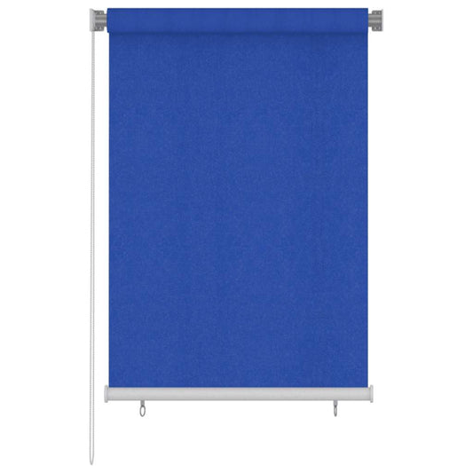 Rolgordijn voor buiten 105(B)x140(H) cm HDPE blauw is nu te koop bij PeponiXL, paradijselijk wonen!