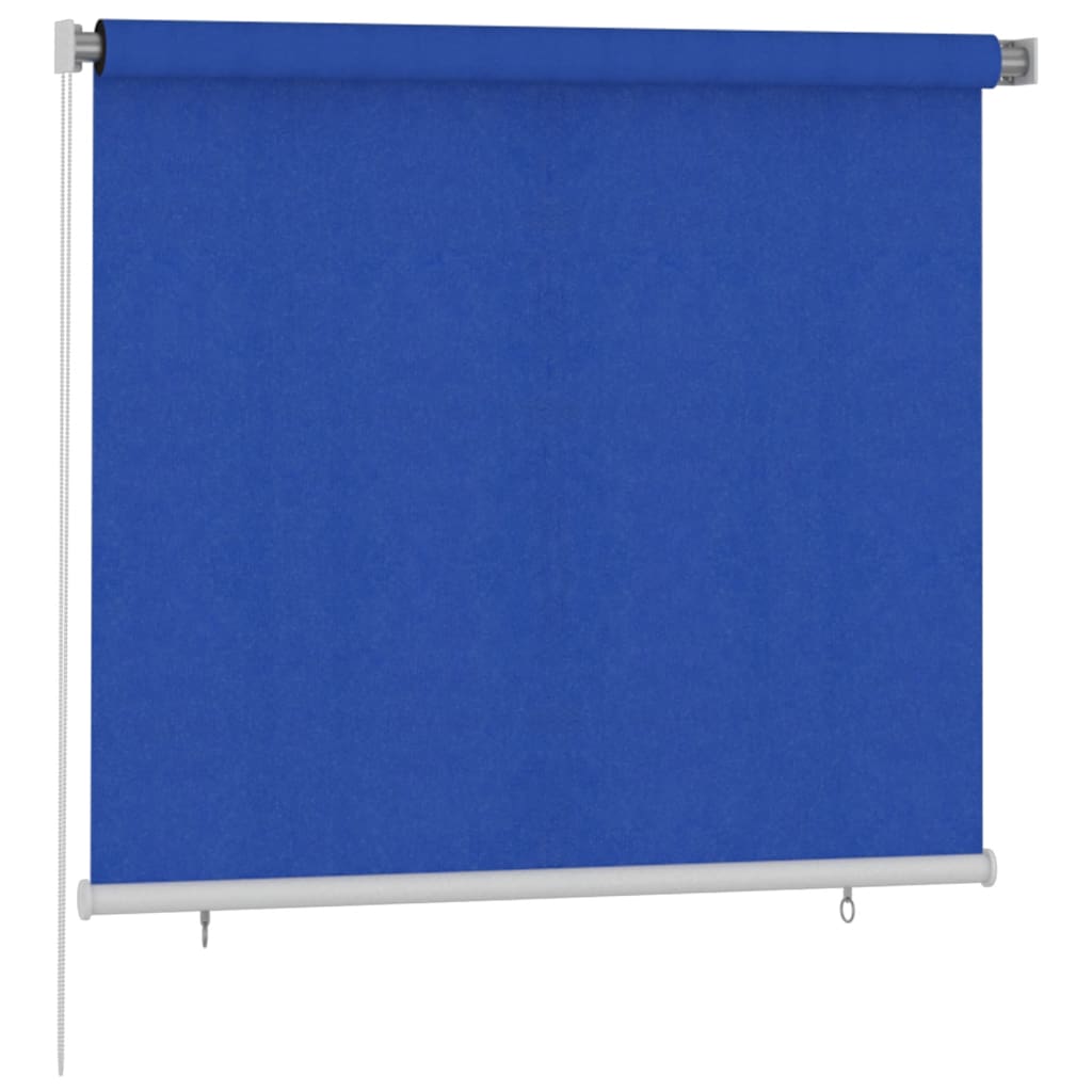 Rolgordijn voor buiten 165(B)x140(H) cm HDPE blauw is nu te koop bij PeponiXL, paradijselijk wonen!