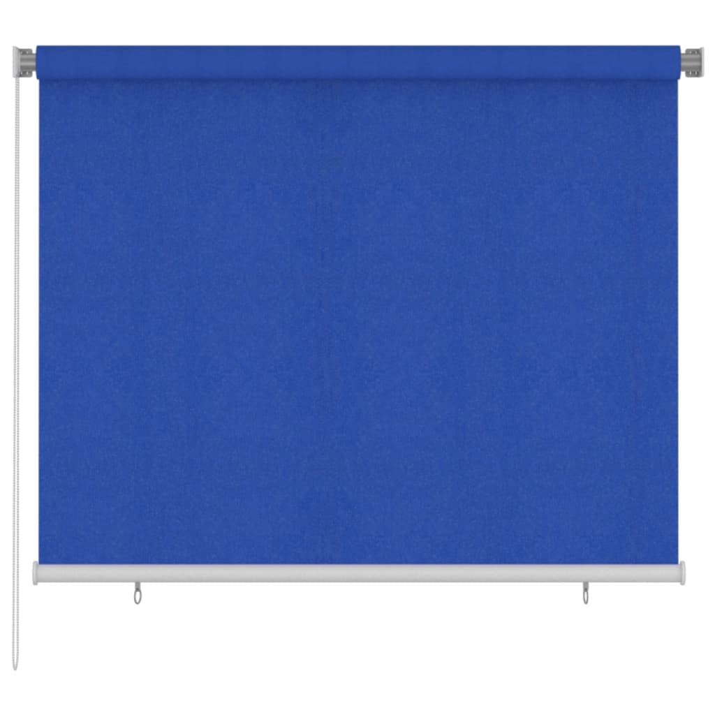 Rolgordijn voor buiten 185(B)x140(H) cm HDPE blauw is nu te koop bij PeponiXL, paradijselijk wonen!