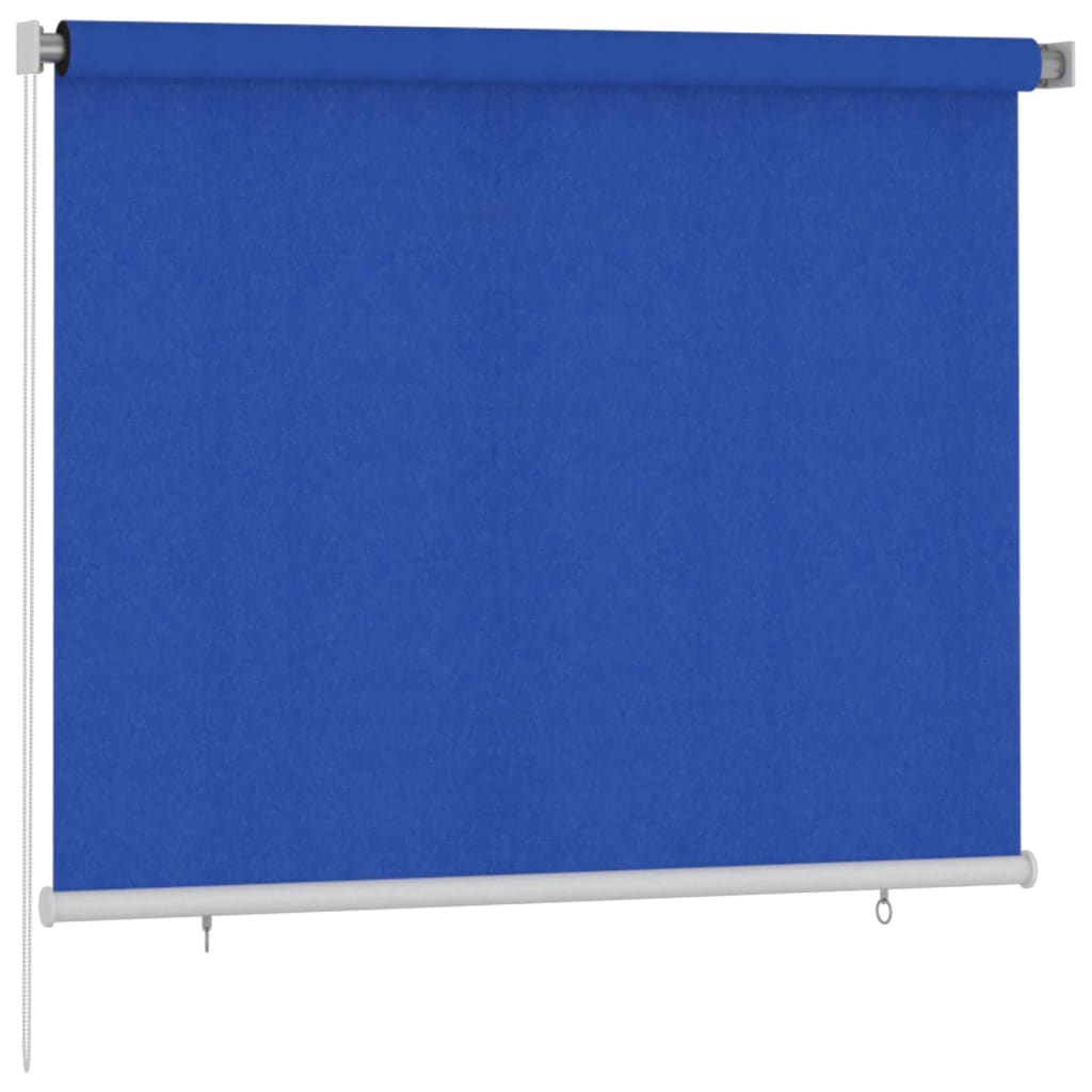 Rolgordijn voor buiten 185(B)x140(H) cm HDPE blauw is nu te koop bij PeponiXL, paradijselijk wonen!