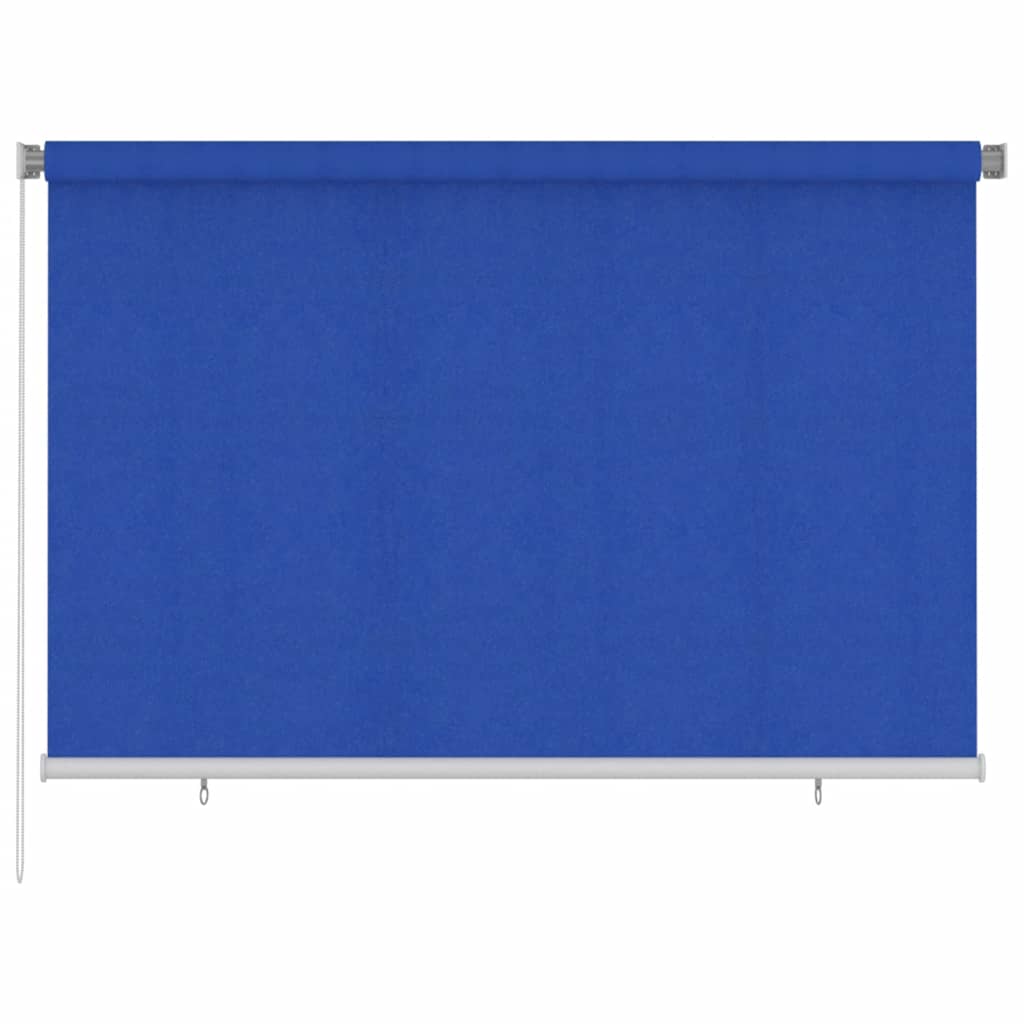 Rolgordijn voor buiten 225(B)x140(H) cm HDPE blauw is nu te koop bij PeponiXL, paradijselijk wonen!