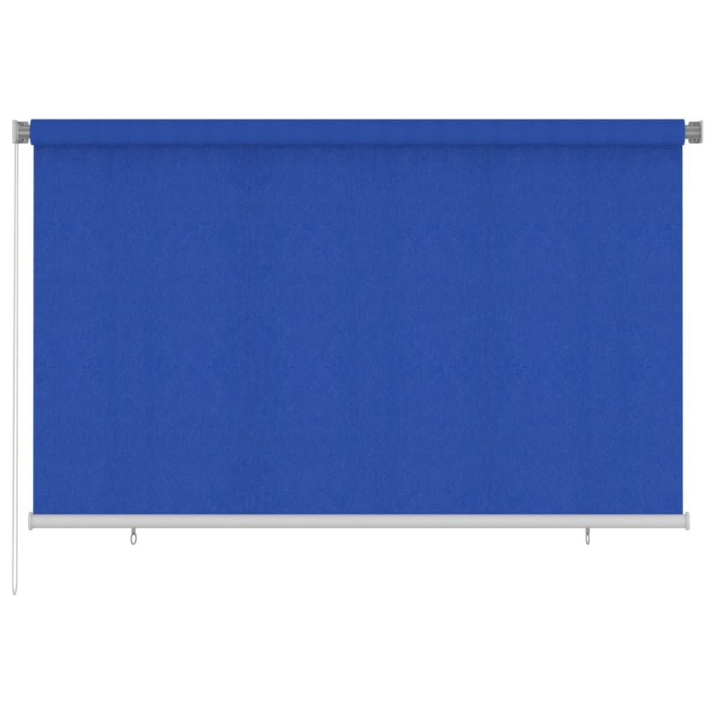 Rolgordijn voor buiten 245(B)x140(H) cm HDPE blauw is nu te koop bij PeponiXL, paradijselijk wonen!