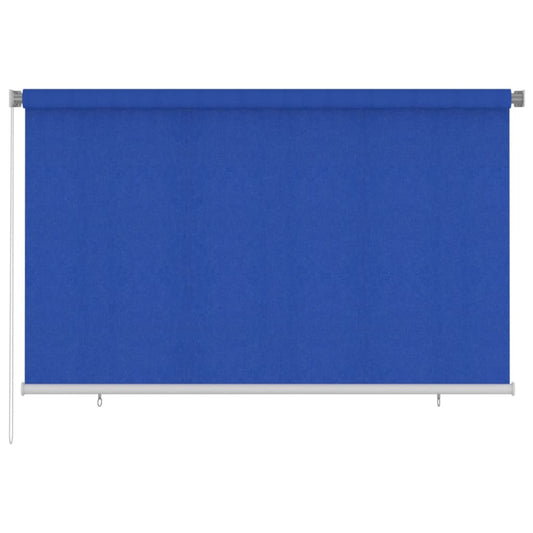 Rolgordijn voor buiten 245(B)x140(H) cm HDPE blauw is nu te koop bij PeponiXL, paradijselijk wonen!