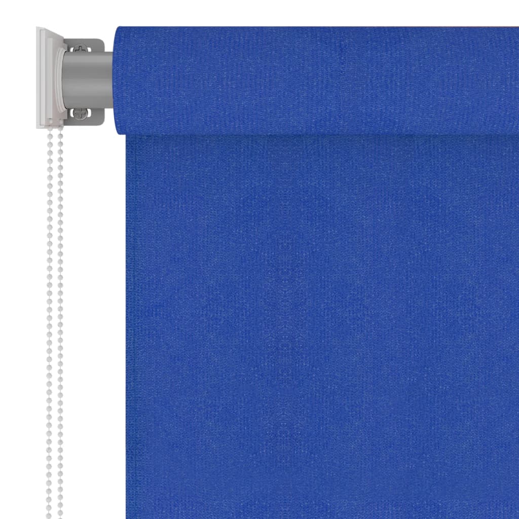 Rolgordijn voor buiten 245(B)x140(H) cm HDPE blauw is nu te koop bij PeponiXL, paradijselijk wonen!