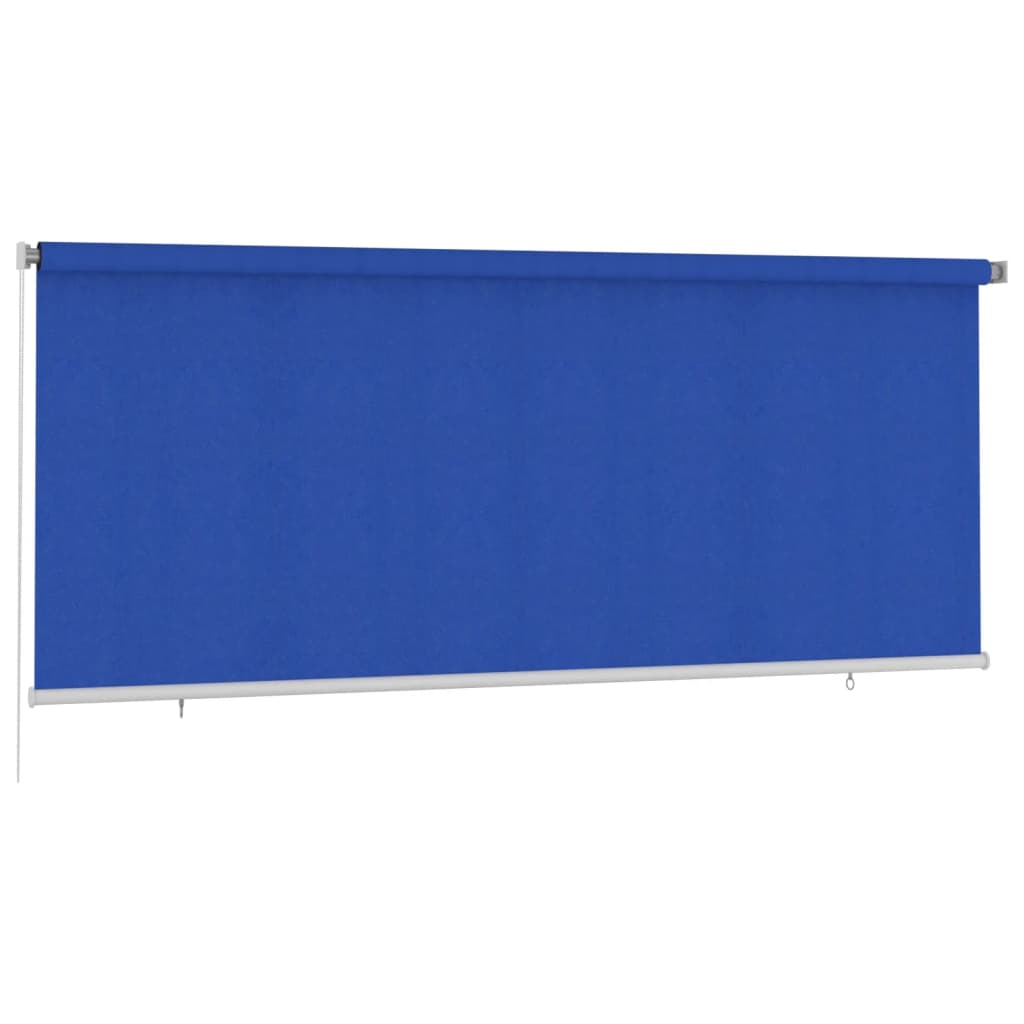 Rolgordijn voor buiten 355(B)x140(H) cm HDPE blauw is nu te koop bij PeponiXL, paradijselijk wonen!