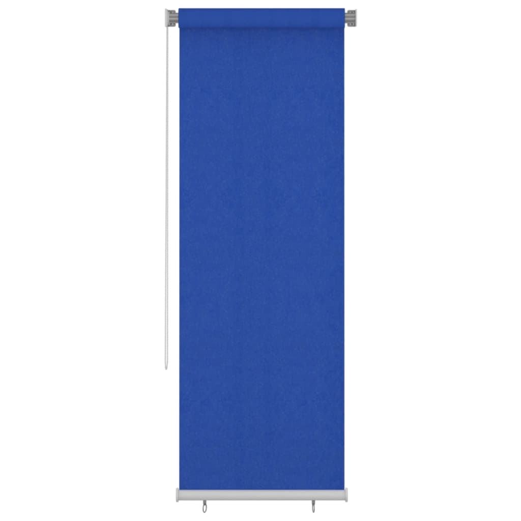 Rolgordijn voor buiten 85(B)x230(H) cm HDPE blauw is nu te koop bij PeponiXL, paradijselijk wonen!