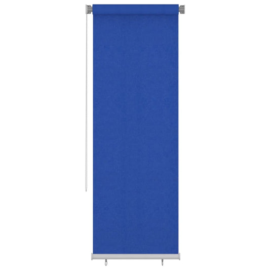 Rolgordijn voor buiten 85(B)x230(H) cm HDPE blauw is nu te koop bij PeponiXL, paradijselijk wonen!