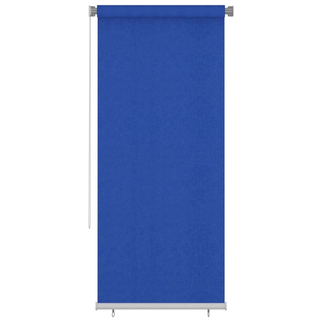 Rolgordijn voor buiten 105(B)x230(H) cm HDPE blauw is nu te koop bij PeponiXL, paradijselijk wonen!