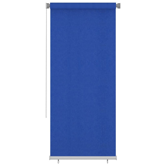 Rolgordijn voor buiten 105(B)x230(H) cm HDPE blauw is nu te koop bij PeponiXL, paradijselijk wonen!