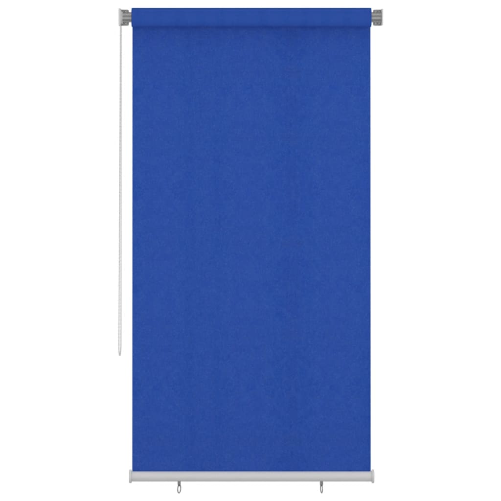 Rolgordijn voor buiten 125(B)x230(H) cm HDPE blauw is nu te koop bij PeponiXL, paradijselijk wonen!