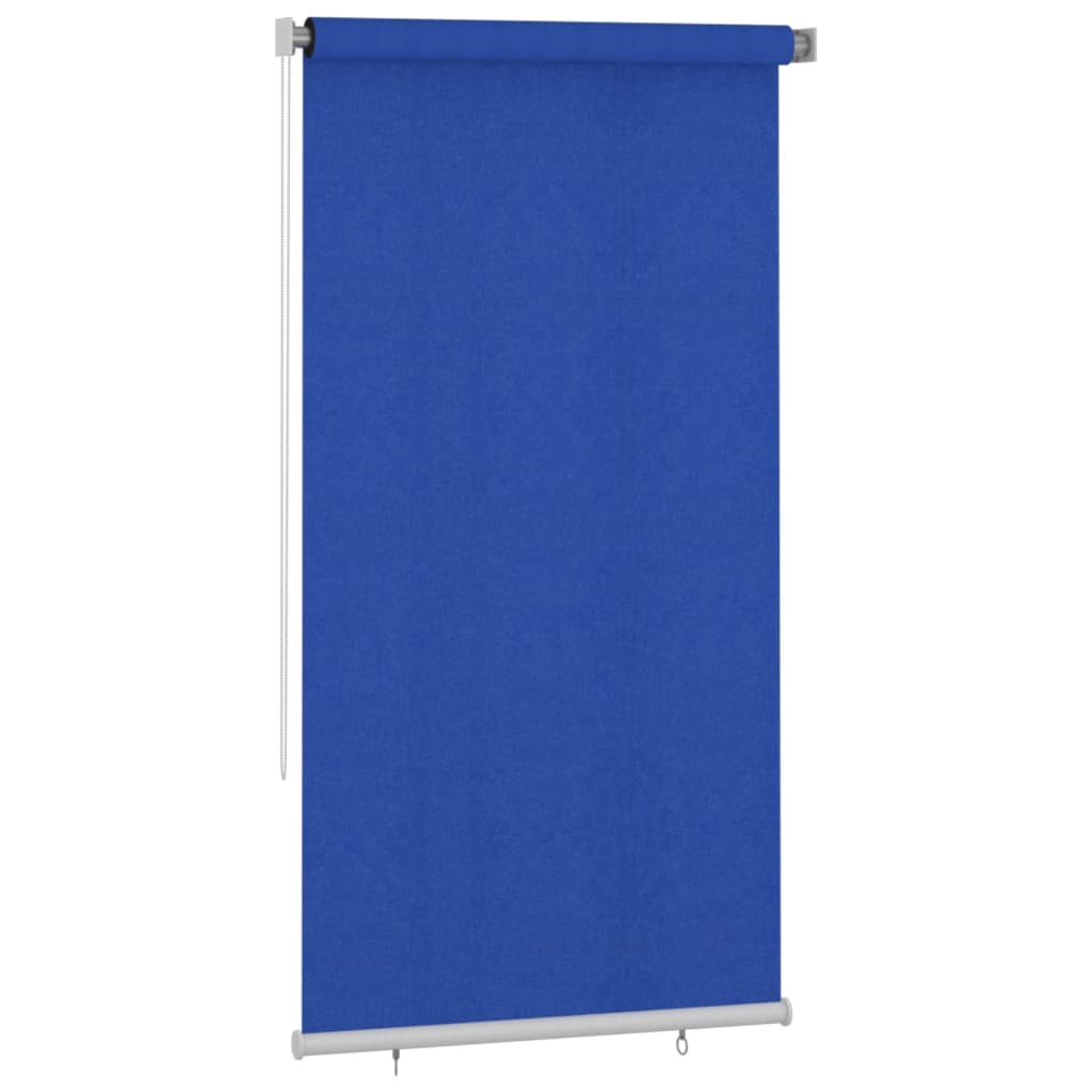 Rolgordijn voor buiten 125(B)x230(H) cm HDPE blauw is nu te koop bij PeponiXL, paradijselijk wonen!