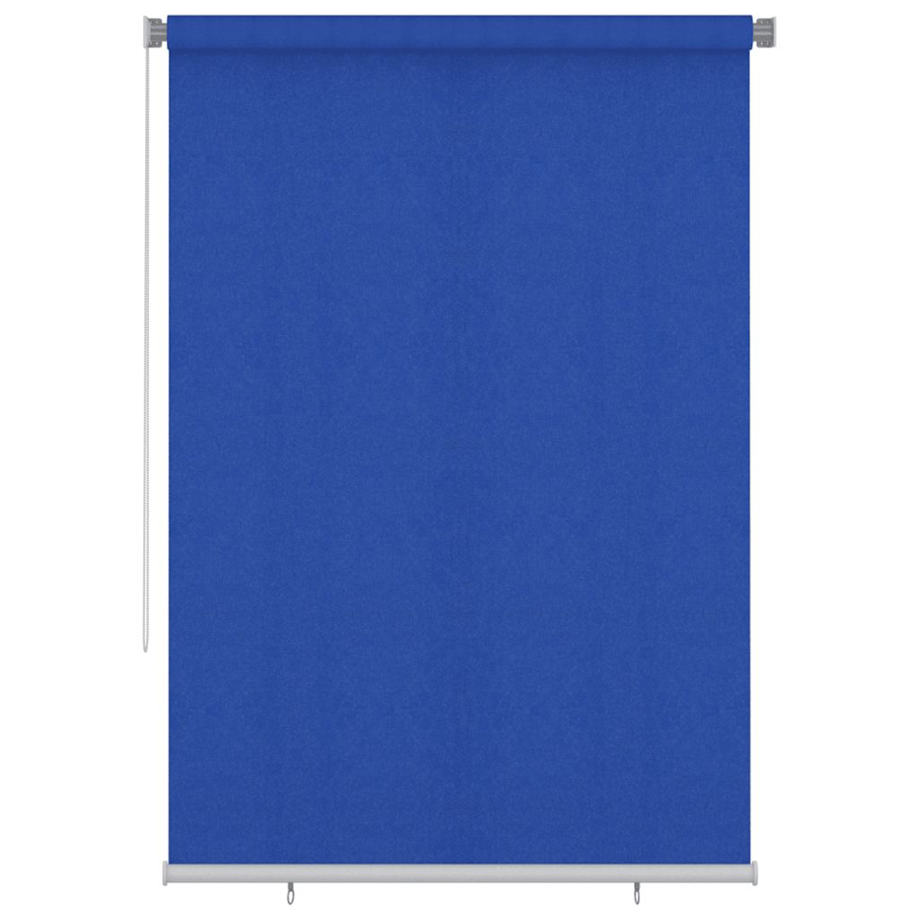 Rolgordijn voor buiten 165(B)x230(H) cm HDPE blauw is nu te koop bij PeponiXL, paradijselijk wonen!