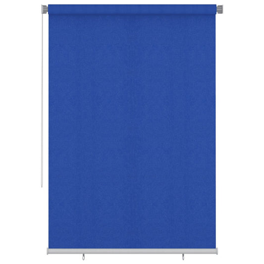 Rolgordijn voor buiten 165(B)x230(H) cm HDPE blauw is nu te koop bij PeponiXL, paradijselijk wonen!