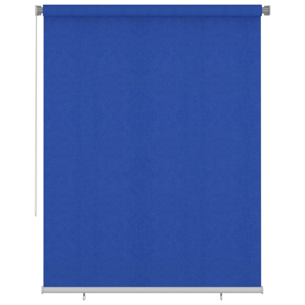 Rolgordijn voor buiten 185(B)x230(H) cm HDPE blauw is nu te koop bij PeponiXL, paradijselijk wonen!