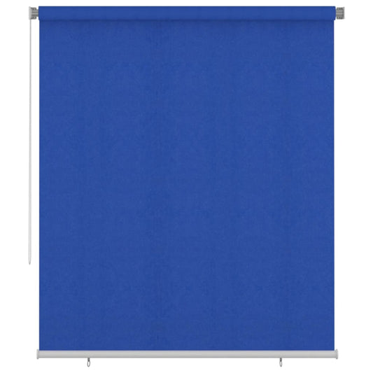 Rolgordijn voor buiten 205(B)x230(H) cm HDPE blauw is nu te koop bij PeponiXL, paradijselijk wonen!