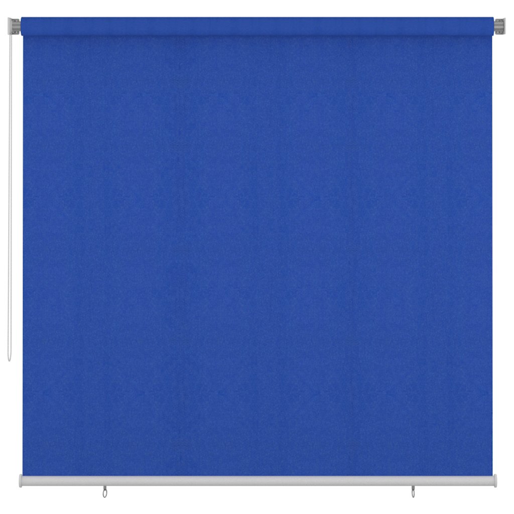 Rolgordijn voor buiten 245(B)x230(H) cm HDPE blauw is nu te koop bij PeponiXL, paradijselijk wonen!
