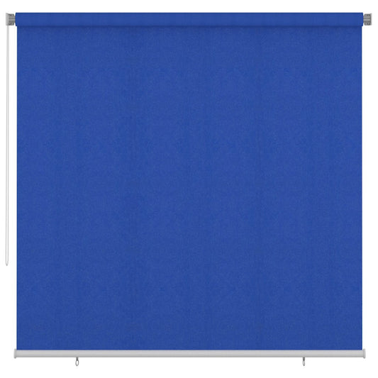Rolgordijn voor buiten 245(B)x230(H) cm HDPE blauw is nu te koop bij PeponiXL, paradijselijk wonen!