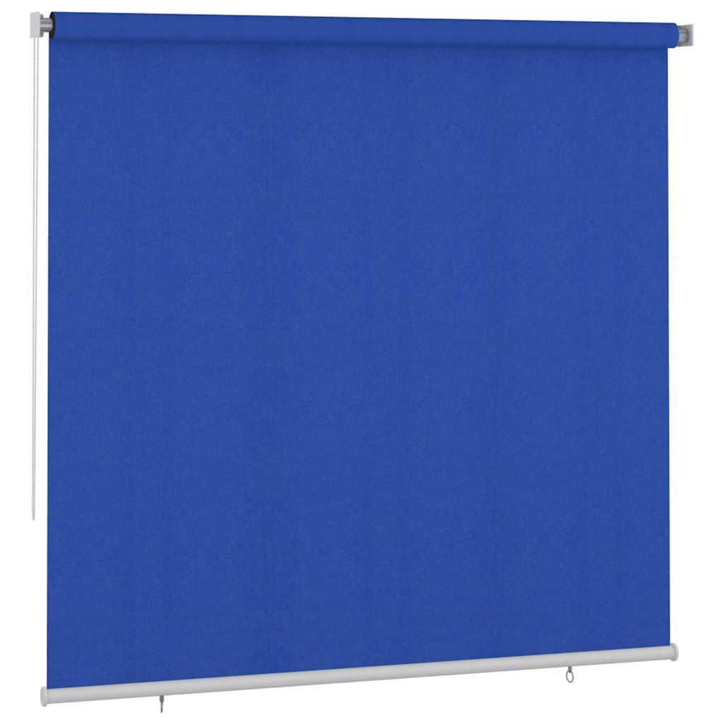 Rolgordijn voor buiten 245(B)x230(H) cm HDPE blauw is nu te koop bij PeponiXL, paradijselijk wonen!