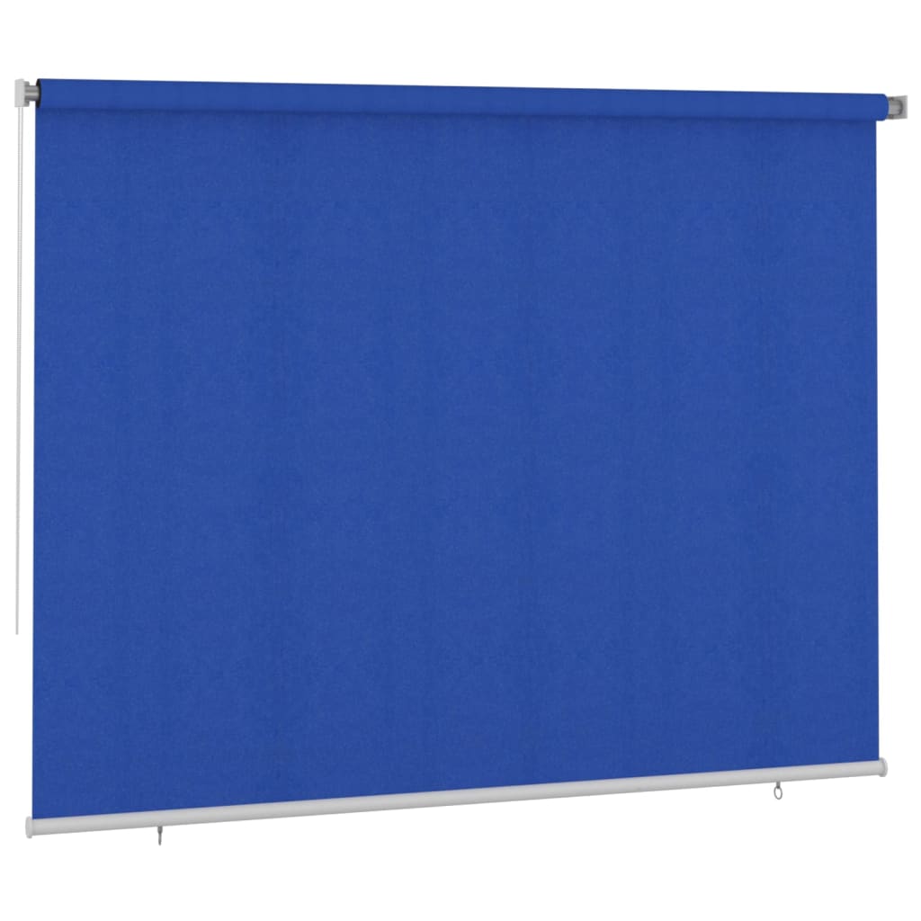 Rolgordijn voor buiten 305(B)x230(H) cm HDPE blauw is nu te koop bij PeponiXL, paradijselijk wonen!