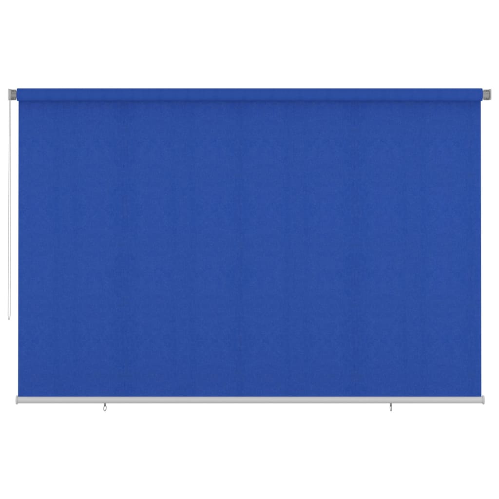 Rolgordijn voor buiten 355(B)x230(H) cm HDPE blauw is nu te koop bij PeponiXL, paradijselijk wonen!