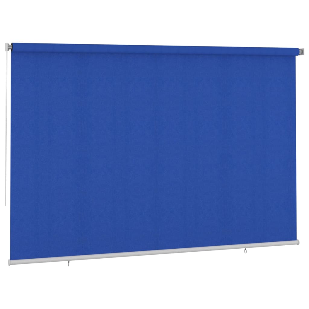 Rolgordijn voor buiten 355(B)x230(H) cm HDPE blauw is nu te koop bij PeponiXL, paradijselijk wonen!