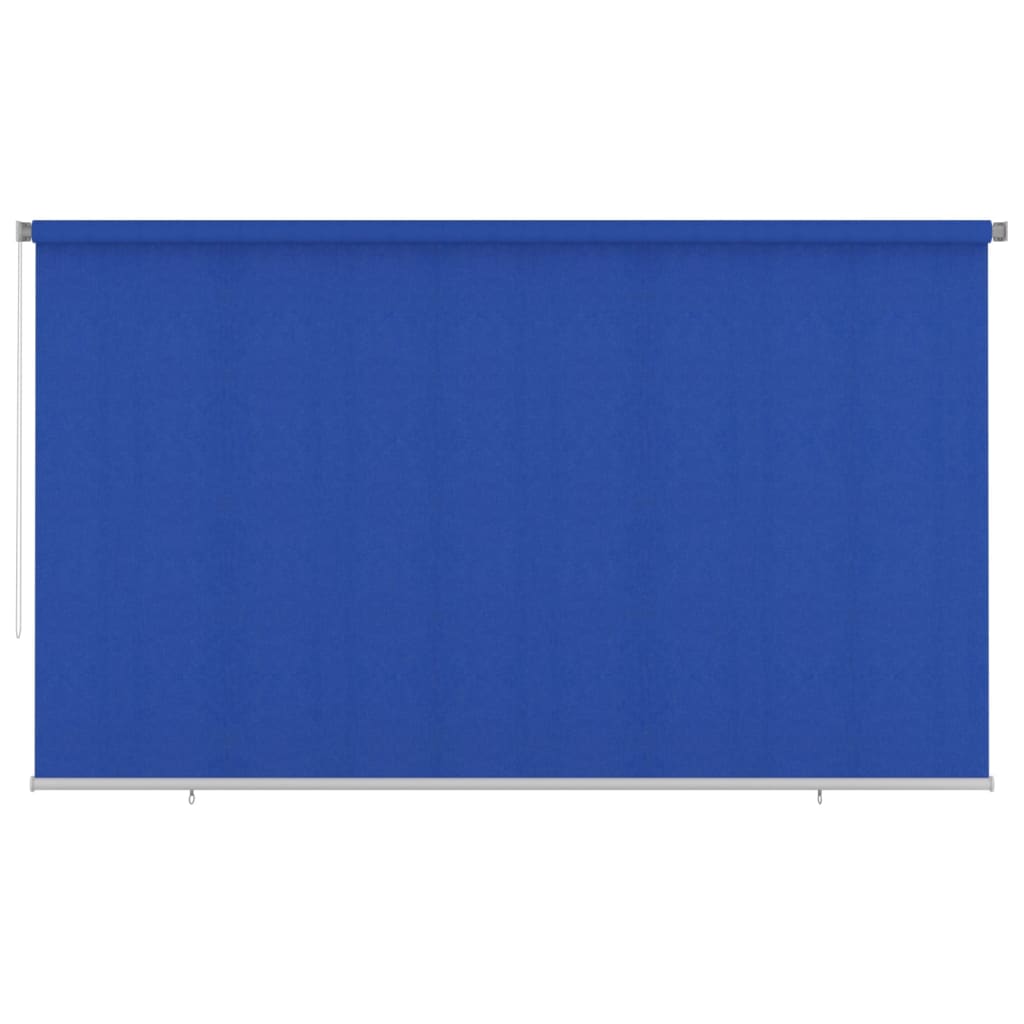 Rolgordijn voor buiten 405(B)x230(H) cm HDPE blauw is nu te koop bij PeponiXL, paradijselijk wonen!
