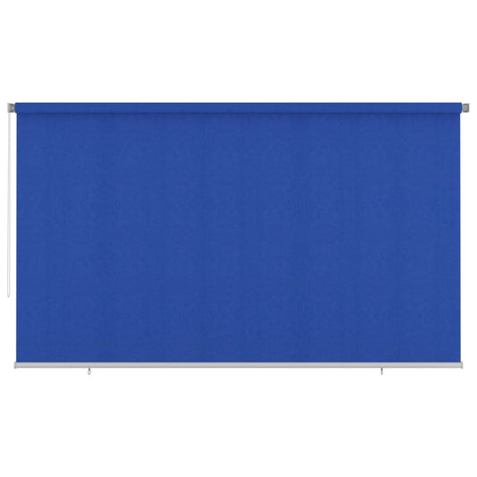 Rolgordijn voor buiten 405(B)x230(H) cm HDPE blauw is nu te koop bij PeponiXL, paradijselijk wonen!