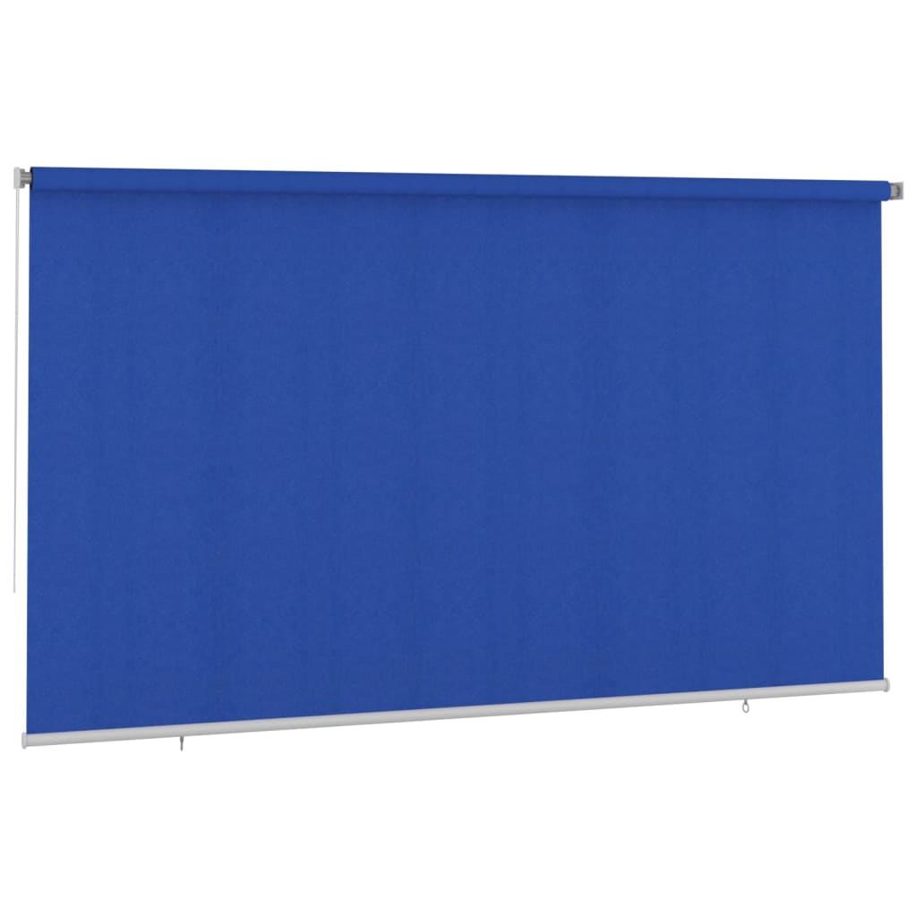 Rolgordijn voor buiten 405(B)x230(H) cm HDPE blauw is nu te koop bij PeponiXL, paradijselijk wonen!
