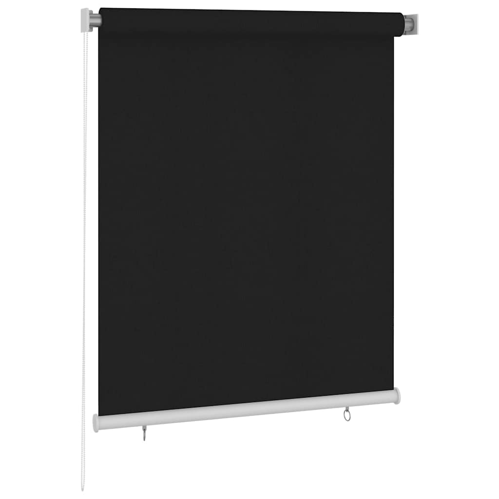 Rolgordijn voor buiten 125(B)x140(H) cm zwart is nu te koop bij PeponiXL, paradijselijk wonen!