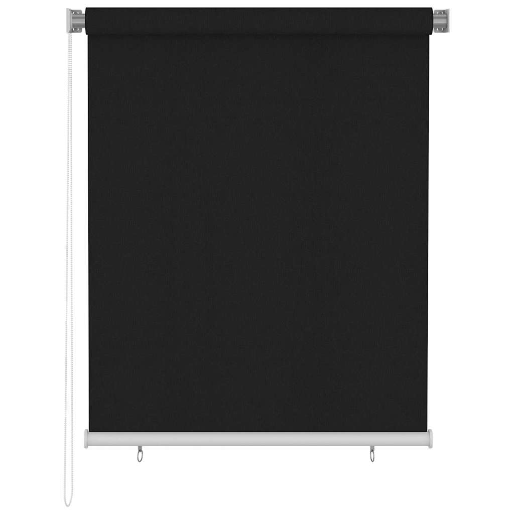 Rolgordijn voor buiten 125(B)x140(H) cm zwart is nu te koop bij PeponiXL, paradijselijk wonen!