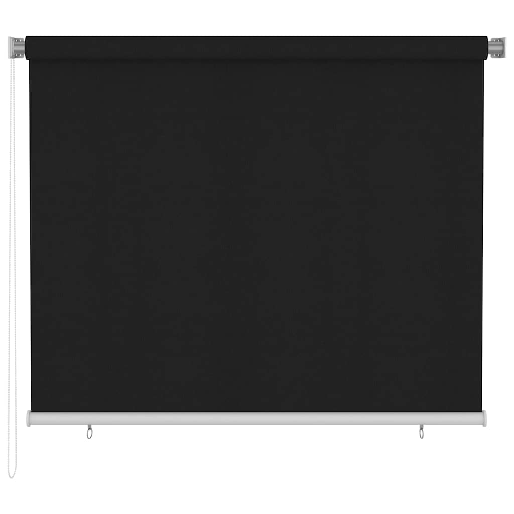 Rolgordijn voor buiten 185(B)x140(H) cm zwart is nu te koop bij PeponiXL, paradijselijk wonen!