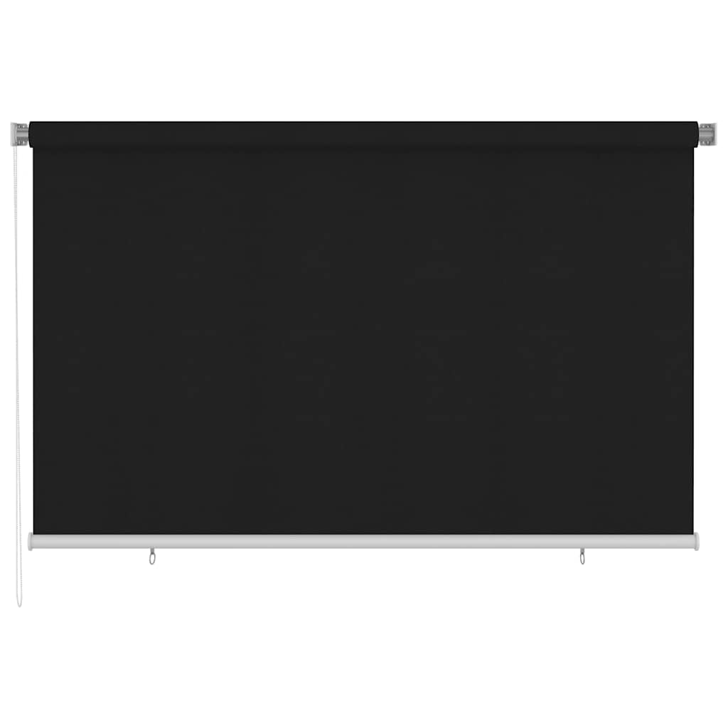 Rolgordijn voor buiten 245(B)x140(H) cm zwart is nu te koop bij PeponiXL, paradijselijk wonen!
