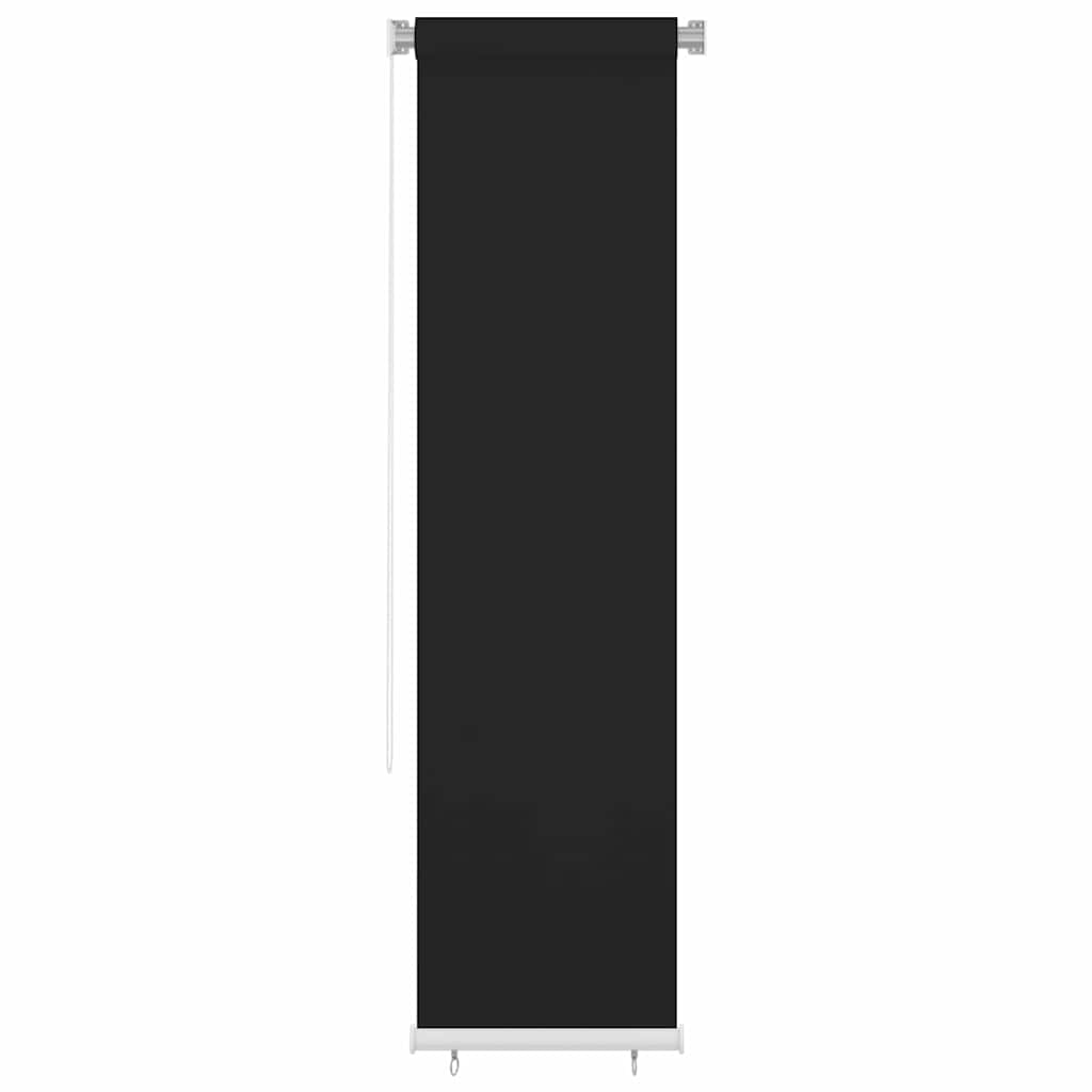 Rolgordijn voor buiten 65(B)x230(H) cm HDPE zwart is nu te koop bij PeponiXL, paradijselijk wonen!