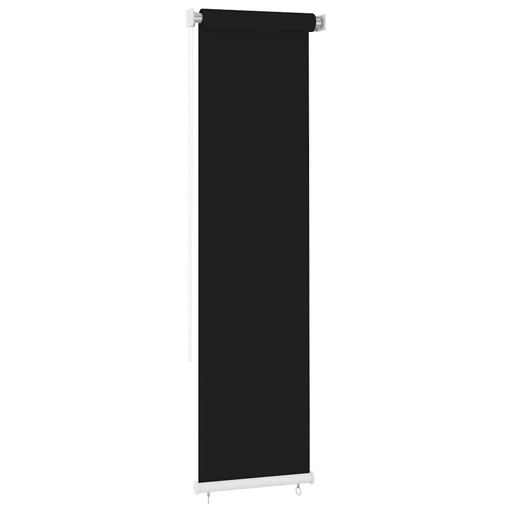 Rolgordijn voor buiten 65(B)x230(H) cm HDPE zwart is nu te koop bij PeponiXL, paradijselijk wonen!