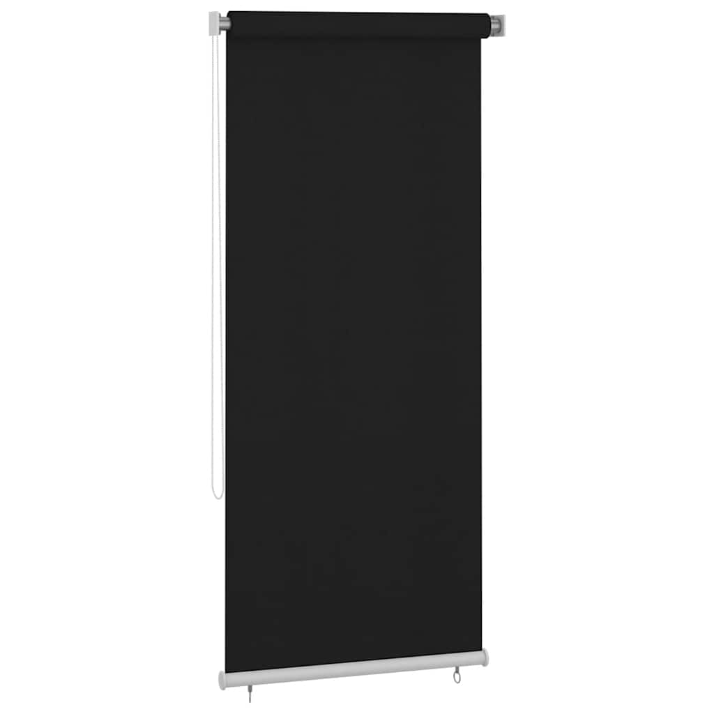 Rolgordijn voor buiten 105(B)x230(H) cm zwart is nu te koop bij PeponiXL, paradijselijk wonen!