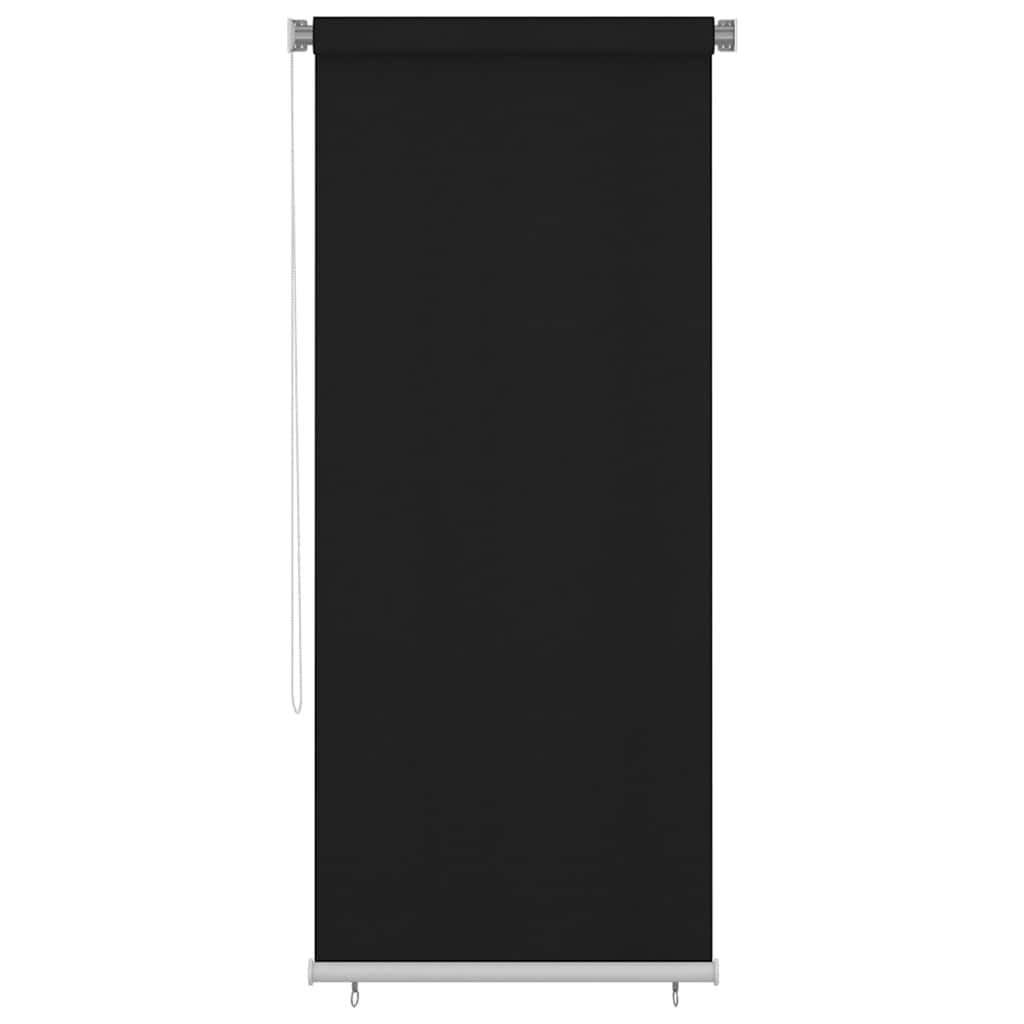 Rolgordijn voor buiten 105(B)x230(H) cm zwart is nu te koop bij PeponiXL, paradijselijk wonen!