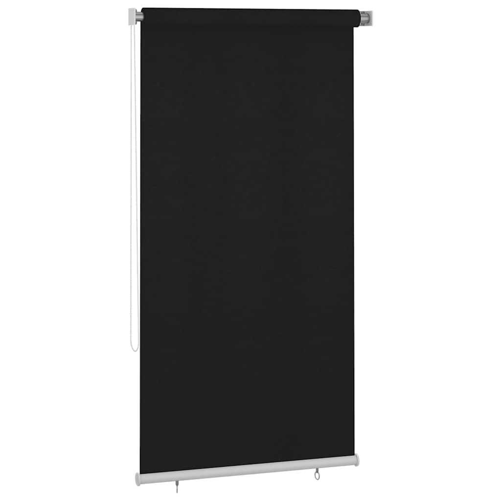 Rolgordijn voor buiten 125(B)x230(H) cm zwart is nu te koop bij PeponiXL, paradijselijk wonen!