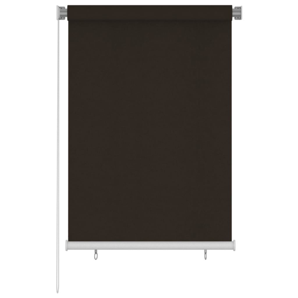 Rolgordijn voor buiten 105(B)x140(H) cm HDPE bruin is nu te koop bij PeponiXL, paradijselijk wonen!