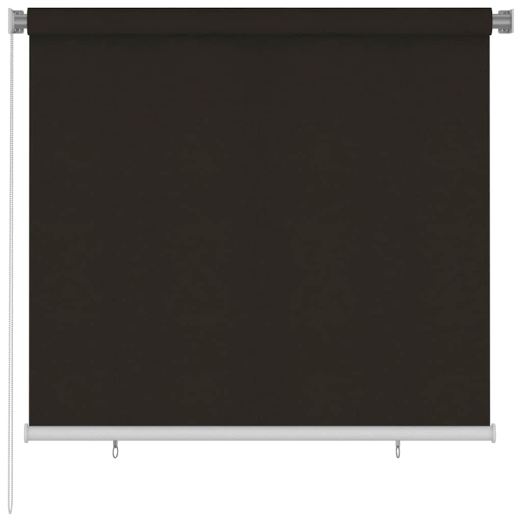Rolgordijn voor buiten 165(B)x140(H) cm HDPE bruin is nu te koop bij PeponiXL, paradijselijk wonen!