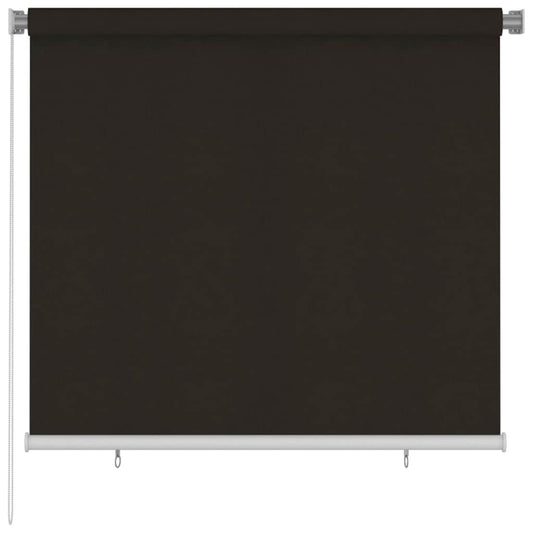 Rolgordijn voor buiten 165(B)x140(H) cm HDPE bruin is nu te koop bij PeponiXL, paradijselijk wonen!