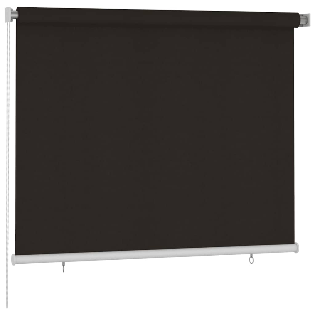 Rolgordijn voor buiten 185(B)x140(H) cm HDPE bruin is nu te koop bij PeponiXL, paradijselijk wonen!