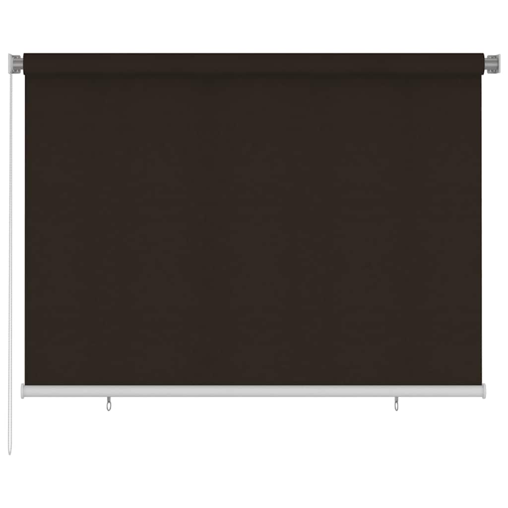 Rolgordijn voor buiten 205(B)x140(H) cm HDPE bruin is nu te koop bij PeponiXL, paradijselijk wonen!