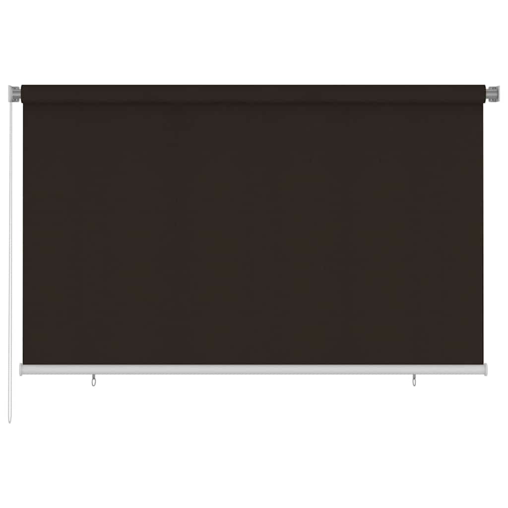 Rolgordijn voor buiten 245(B)x140(H) cm HDPE bruin is nu te koop bij PeponiXL, paradijselijk wonen!