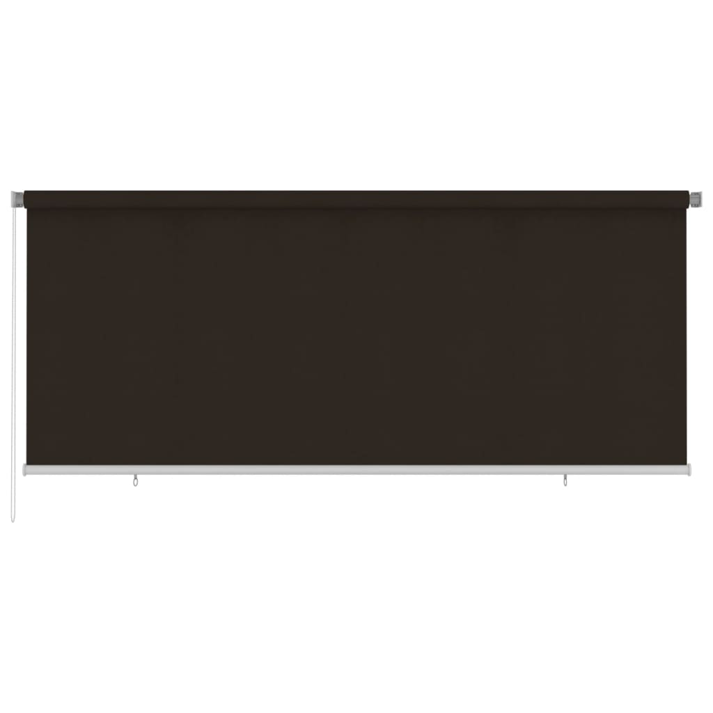 Rolgordijn voor buiten 355(B)x140(H) cm HDPE bruin is nu te koop bij PeponiXL, paradijselijk wonen!