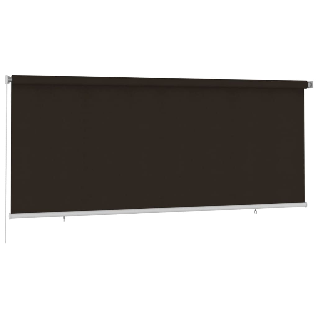 Rolgordijn voor buiten 355(B)x140(H) cm HDPE bruin is nu te koop bij PeponiXL, paradijselijk wonen!