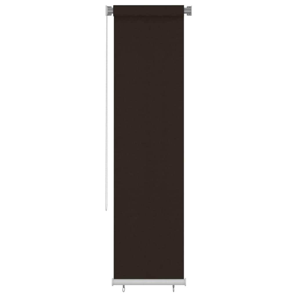 Rolgordijn voor buiten 65(B)x230(H) cm HDPE bruin is nu te koop bij PeponiXL, paradijselijk wonen!